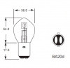 12 Volt 45/40W BOSCH BA20D base Headlamp bulb